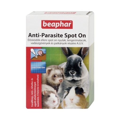 Beaphar Anti-Parasite Spot On élősködök elleni csepp (nyúl/tengerimalac/görény/patkány)