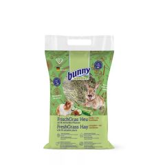  bunnyNature FreshGrass Hay cucumber + red cornflower - Uborkával és búzavirággal 500g