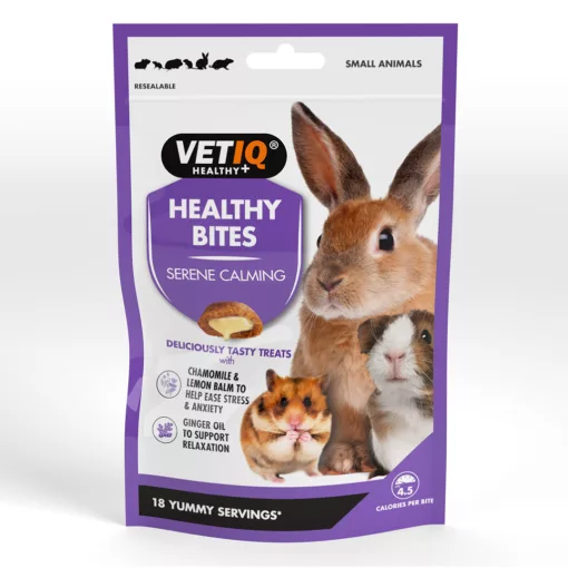 VETIQ Healthy Bites Calming for small animals  - Nyugtató falatkák kamillával és citromfűvel 30 g