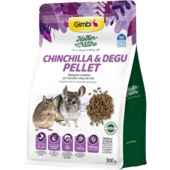   Gimbi Mother Nature - Gabonamentes Degu&Chinchilla táp - Pellet - 500g