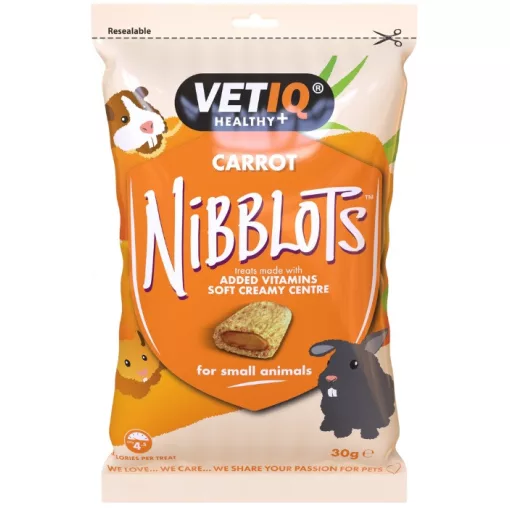 VETIQ Healthy+ Nibblots Carrot - Répás jutalomfalat 30 g