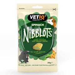   VETIQ Healthy+ Nibblots Spinach - Spenótos jutalomfalat 30 g