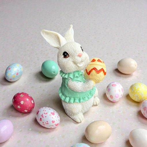 NYUSZISHOP.HU - Fehér nyuszi tojással - LÁNY