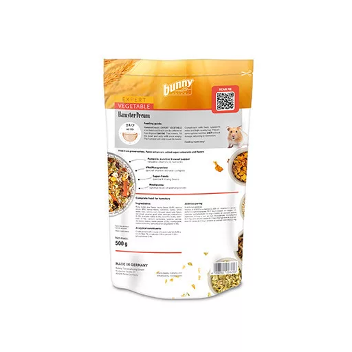 bunnyNature HamsterDream EXPERT VEGATABLE 500g