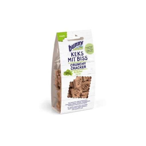 bunnyNature Crunchy Cracker - herbs - Gyógynövényes 50 g