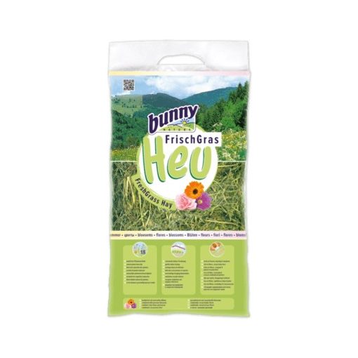 bunnyNature FreshGrass Hay with Blossoms Virágokkal 500g