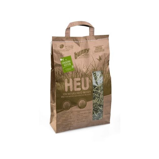 bunnyNature Hay from Nature Conservation Meadows with dandelion leaves Pitypang levelekkel 250g