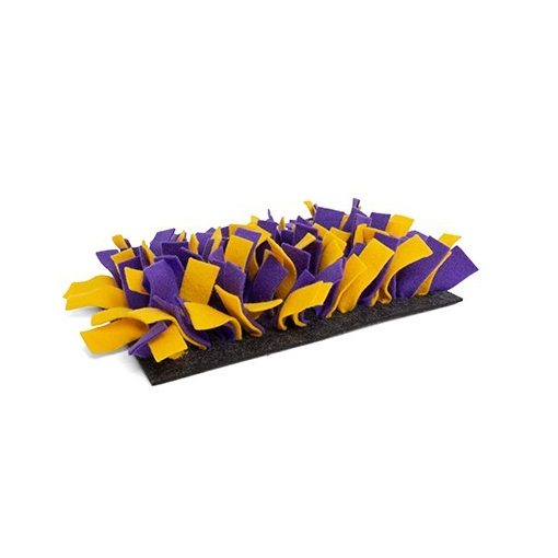 bunnyInteractive Snufflemat Felt (purple-yellow) 15x28cm