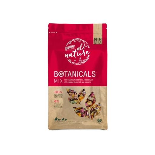 bunnyNature »all nature« BOTANICALS Mix with marigold blossoms & rose blossoms 130g
