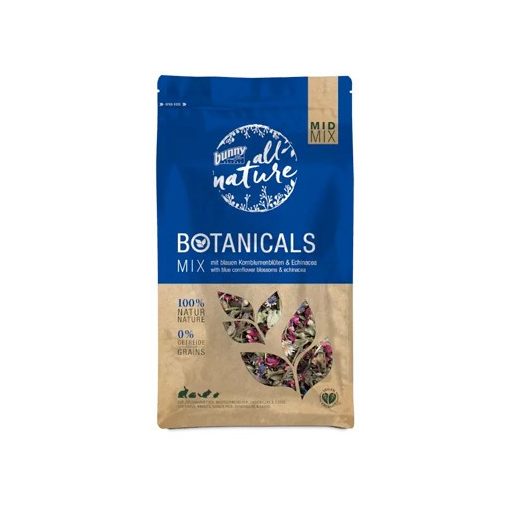 bunnyNature »all nature« BOTANICALS Mix with blue cornflower blossoms & echinacea 120g