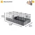  Ferplast Multipla MAXI toldható/moduláris nyúlketrec 142,5 x 72 x h 50 cm
