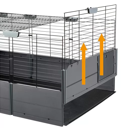 Ferplast Multipla MAXI toldható/moduláris nyúlketrec 142,5 x 72 x h 50 cm