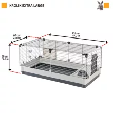 Ferplast Krolik XL nyúlketrec 120 cm