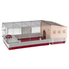   KROLIK 140 PLUS ketrec faházas bővítő modullal 142 x 60 x 50 cm