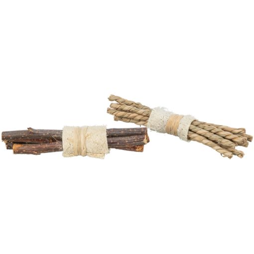 Trixie játék botocskák, tengeri fűvel, 2db, 10x3cm