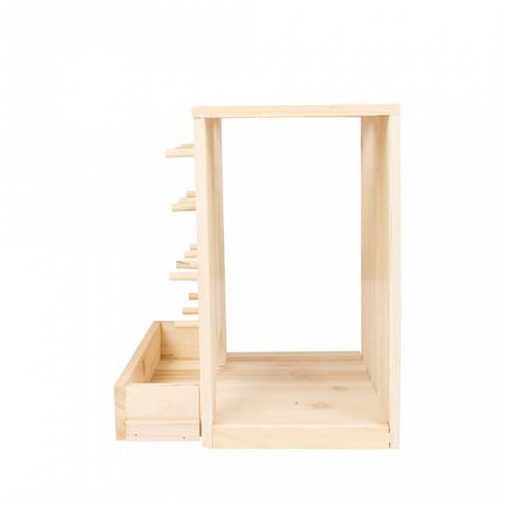 DUVO+ Mászófal rágcsálóknak fából 25x25x30cm