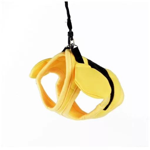 DUVO+ Hám pórázzal nyulaknak "L" - MÉHECSKE - 24-31cm 175cm/12mm