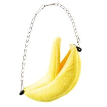 Duvo+ Felfüggeszthető banán alakú plüss házikó 20 x 6 x 6 cm
