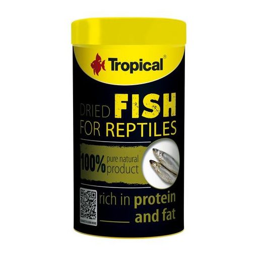 TROPICAL Dried Fish - szárított hal hüllőknek - 100ml/15g