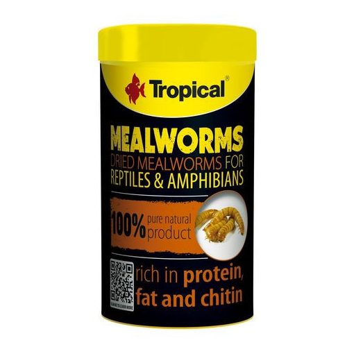 TROPICAL Mealworms - szárított lisztkukac hüllőknek/sünöknek 100 ml/13 g