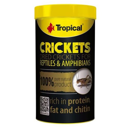 TROPICAL Crickets szárított tücsök hüllőknek/sünöknek 100 ml/10 g