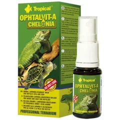   TROPICAL Ophtalvit-A Chelonia - Gyógynövényes balzsam hüllők szemére és bőrére 15 ml
