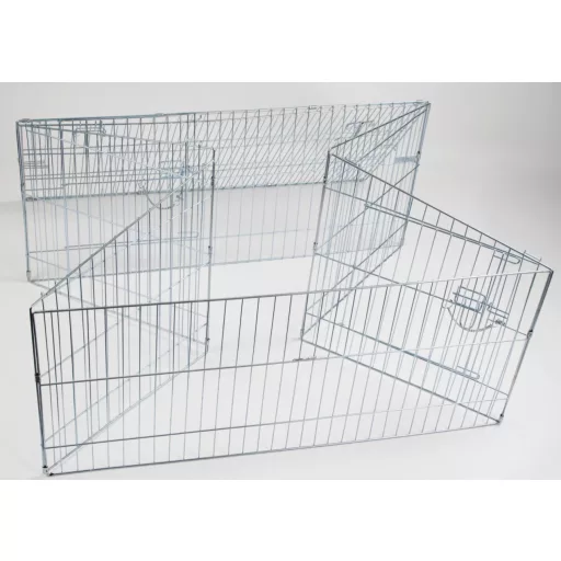 KERBL Pet Easy összehajtható/felnyítható tetejű kültéri kifutó 115 x 65 cm
