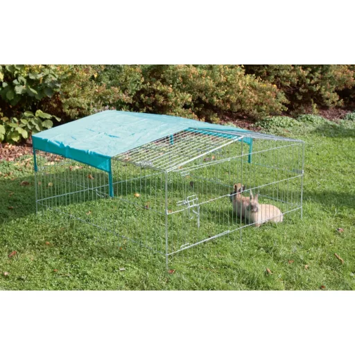 KERBL Pet Easy összehajtható/felnyítható tetejű kültéri kifutó 115 x 65 cm