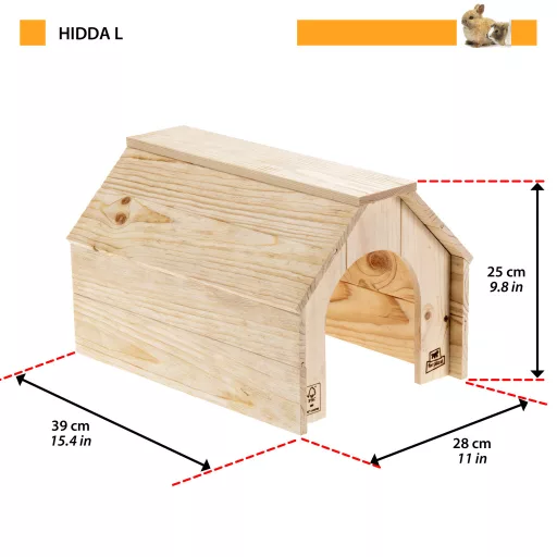 Ferplast Hidda Large faház 39 x 28 x 25 cm