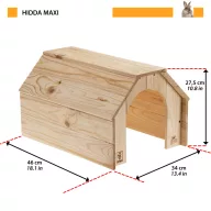 Ferplast Hidda Maxi faház 46 x 34 x 27,5 cm