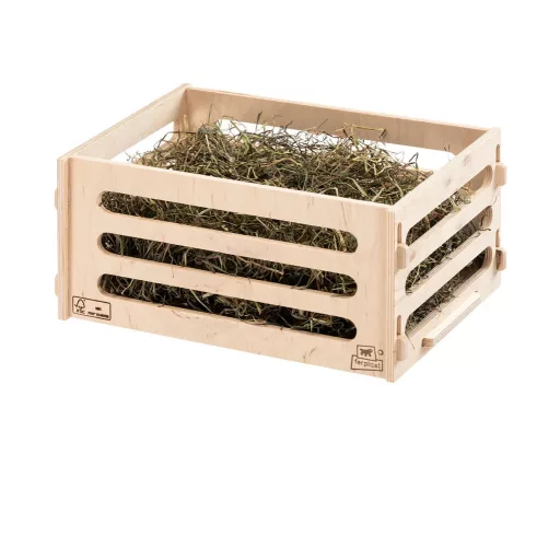 Ferplast Hay Feeder 3 - Fa etetődoboz 35,7 x 24,5 x 16,1 cm