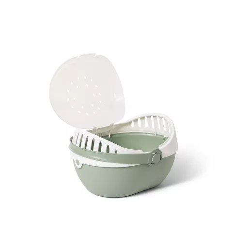 Savic Elmo Medium - Szállítóbox 30,5 x 24,5 x 20,5 cm - BOTANIKUS ZÖLD