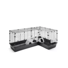 Savic Cubix Corner - Sarok ketrec fekete (146 x 50 x 63,5 cm)