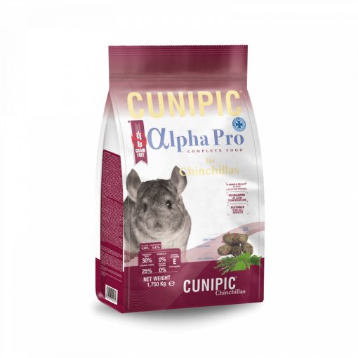 CUNIPIC Alpha Pro Chinchilla - Teljes értékű eledel chinchilláknak 1,75 kg