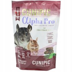   CUNIPIC Alpha Pro Chinchilla - Teljes értékű eledel chinchilláknak 500g