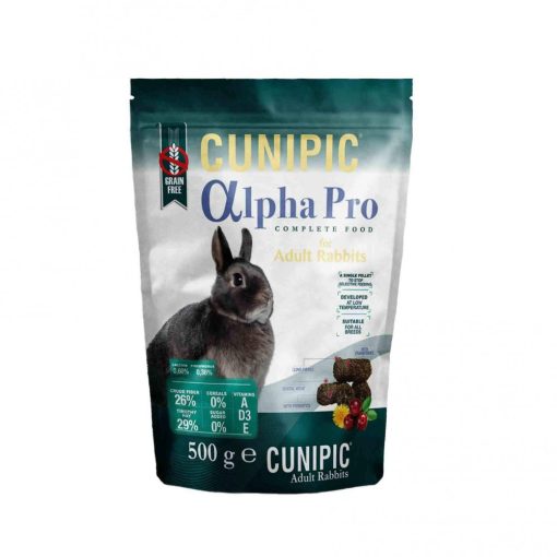 CUNIPIC Alpha Pro Rabbit Adult - Teljes értékű nyúltáp 500g