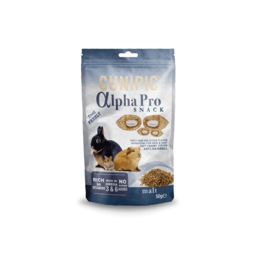 CUNIPIC Alpha Pro Snack - Anti-hairball - Malátás 50g
