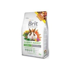   Brit Animals Rabbit Adult Complete - Teljes értékű nyúltáp felnőtt nyulaknak 3kg