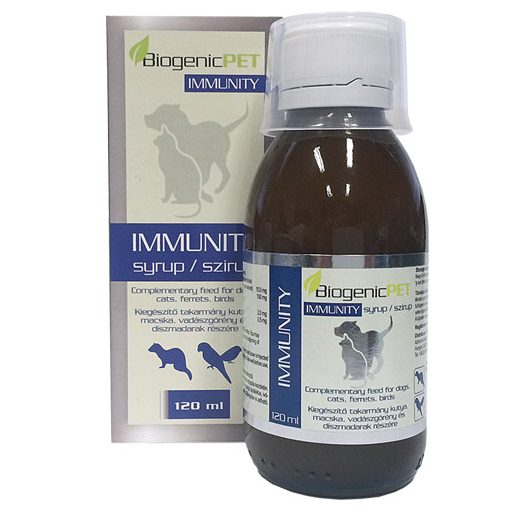 BiogenicPET Immunity - Immunerősítő szirup 120 ml