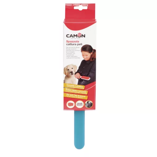 Camon szőreltávolító kefe 33 cm - KÉK