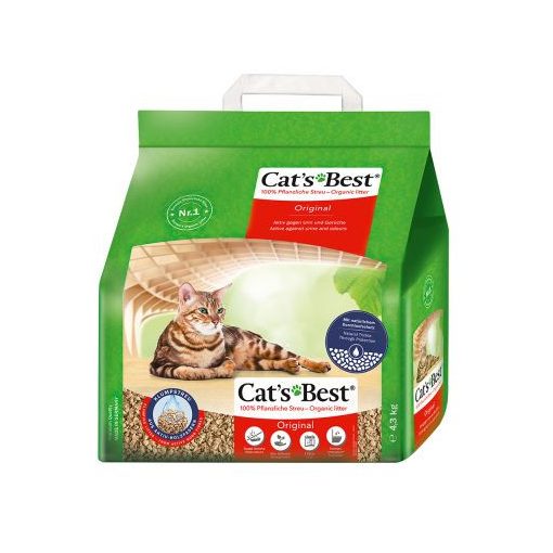Chipsi Cats Best Original Természetes növényi alom 10L/4,3 kg