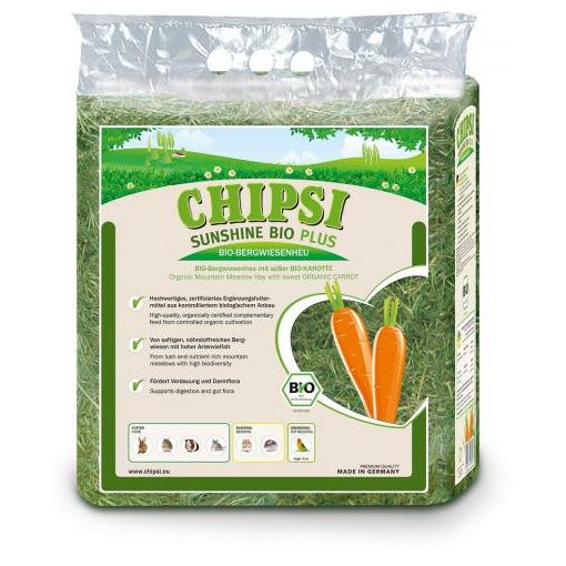 Chipsi Sunshine Bio Plus széna répás 600 g