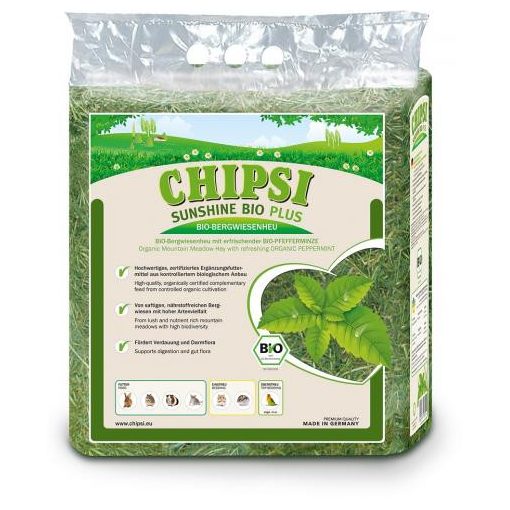 Chipsi Sunshine Bio Plus széna Borsmenta 600 g