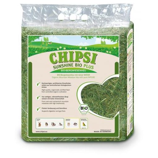Chipsi Sunshine Bio Plus széna natúr 600 g