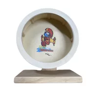   HUPIKÉK TÖRPIKÉK Fa futókerék rágcsálóknak Törp rakétával 15x15cm