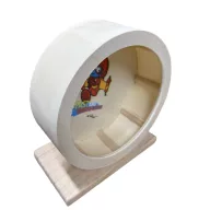   HUPIKÉK TÖRPIKÉK Fa futókerék rágcsálóknak Törp rakétával 15x15cm