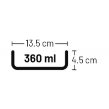 Flamingo MyloRound Kerámia tál Nyuszi mintával 360ml