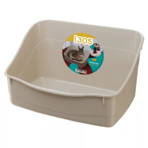 Ferplast L 305 nyúl wc szögletes - KHAKIZÖLD