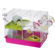   Ferplast Laura 2 szintes ketrec hörcsöknek kiegészítőkkel 46 x 29,5 x 37,5 cm