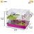 Ferplast Laura 2 szintes ketrec hörcsögöknek kiegészítőkkel 46 x 29,5 x 37,5 cm